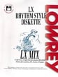 Lx Mix Rhythm Styles Organ sheet music cover